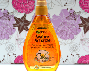 XXL Haarölvergleich | Review: Garnier - Wahre Schätze Schwereloses Haaröl