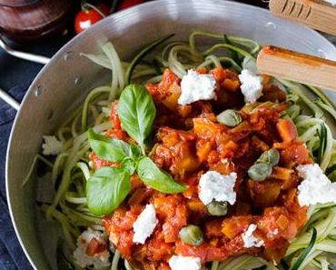 Zoodles alla Gemüse-Arrabbiata