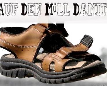 Diese Schuhe gehören wirklich auf den Müll!