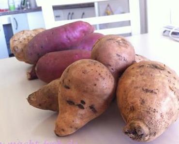 Grundnahrungsmittel Süßkartoffeln
