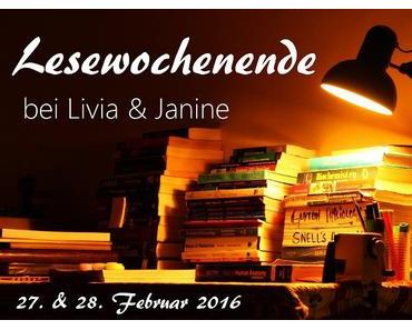 [Lesen] Lesewochenende mit Livia und Janine