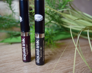 liquid ink eyeliner -purple & grey