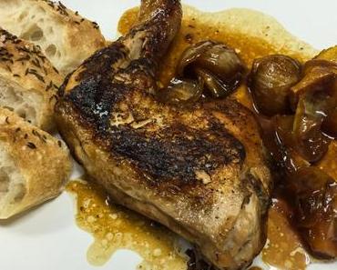 … zur Belohnung, Hähnchenschenkel mit Sößchen