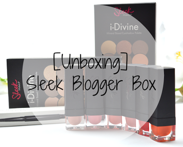[Unboxing + Erste Eindrücke] Sleek Blogger Box März 2016