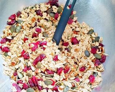 Muntermacher zum Zmorgen: Knuspermüesli mit Cranberries