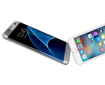 Top-Smartphones von Apple und Samsung