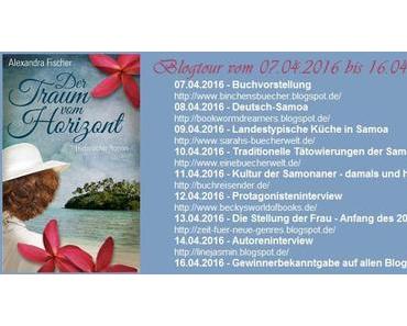 Ankündigung: Blogtour | Der Traum vom Horizont - Alexandra Fischer