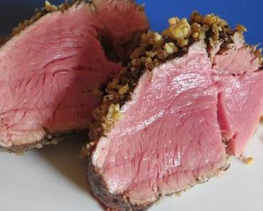 Kalbsfilet in Walnusspanade