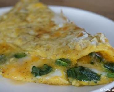 Frühlingsgefühle: Omelette mit Bärlauch und Ziegenkäse