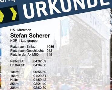 Mein erster Marathon!