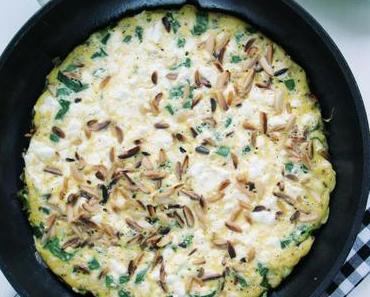 Bärlauch Frittata - Frühlingsrezept mit Resteverwertung