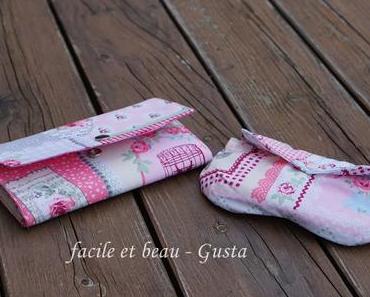 Geldbeutel und Brillenetui "Romantik"