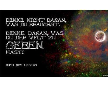 Gib mehr von Dir …