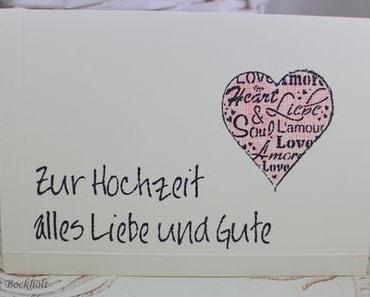 Zur Hochzeit