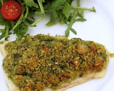 Kabeljau mit Bärlauchkruste