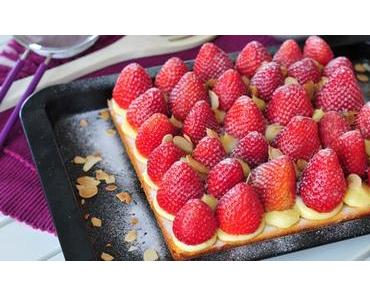 Erdbeerkuchen vegan & fructosearm