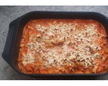 Metaxa-Gnocchi-Topf mit Huhn