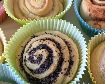 Hefemuffins – Dreierlei