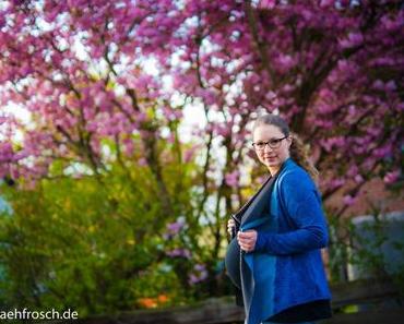 Alegra aus Delta3 – oder: Cardigan auf Kugelbauch 3 Tage vor Geburt