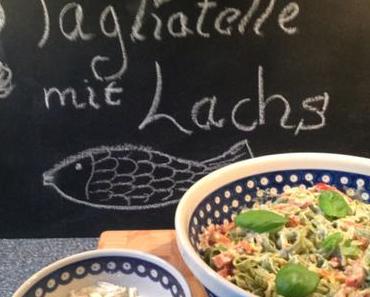 Mmhhh! Blitzschnell und soo lecker – oder – Mittwoch mag ich: Tagiatelle mit Lachs