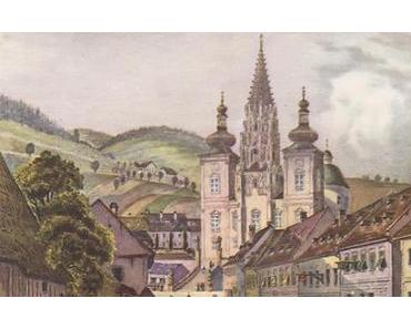 Bild der Woche: Ansicht der Basilika Mariazell um 1800