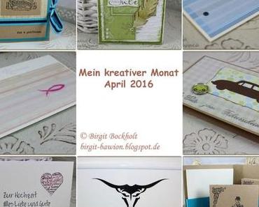 Mein kreativer Monat - April 2016