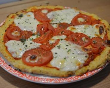 Low Carb Pizza mit Karfiol (Blumenkohl)