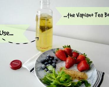 {DIY}: ReUse Vapiano Glasflasche - Peppe deinen Tee auf