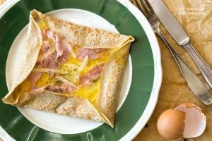 Bretonische Galette (mit Buchweizenmehl)