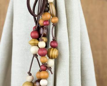 DIY | Vorhanghalter mit Holzperlen