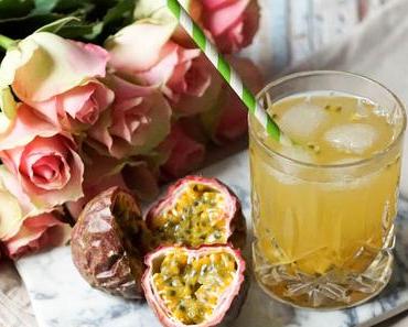 [drinks...] Passionfruit Rose Green Ice Tea