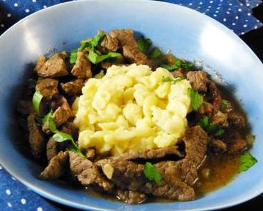 Rouladengeschnetzeltes aus dem Slowcooker