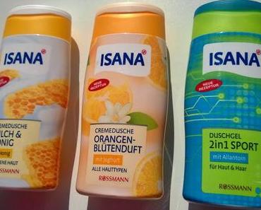 Neue Duschgele von Isana