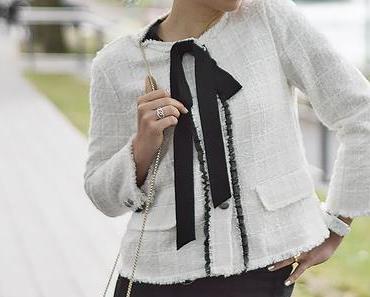 Outfit: The Little White Jacket – Chanel Lookalike from Zara & Furla Metropolis