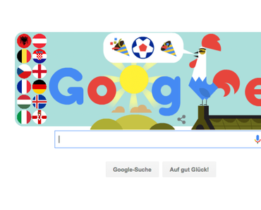 Google Doodle zur Euro 2016