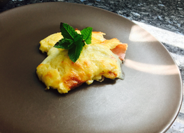 Kohlrabi - Schinken Gratin