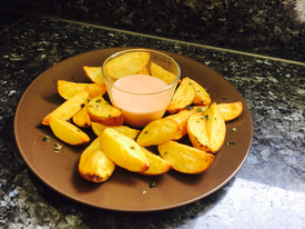 Potato Wedges mit Cocktailsauce