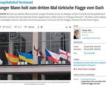 Dortmund zeigt Flagge: Protest gegen die Türkei ist gefährlicher als das Ausrauben der Bürger