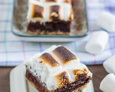 S’mores Brownies – Sing das Lagerfeuerlied
