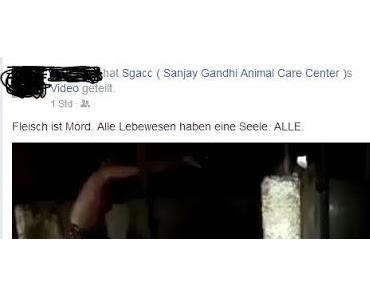 Ich bin ein Mörder, hat der Veganer gesagt...