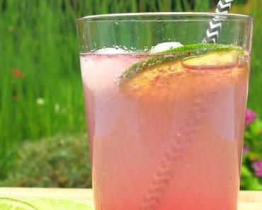 Himbeer-Limettenlimo mit Ingwer für Große und Kleine