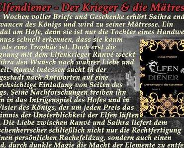 [Blick ins Buch] Lust auf eine Leseprobe: "Elfendiener - Der Krieger & die Mätresse" von Julia Fränkle