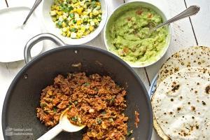 Burritos mit selbstgemachten Tortillas