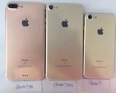 iPhone 7: Drei verschiedene Modelle, auch iPhone 7 Pro?