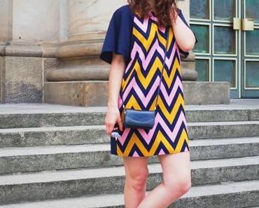 Traffic People Chevron Dress