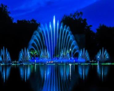 Ein kulinarischer Kurzurlaub in der Lorraine- Teil 4: Wasser-Lichtspiele mit Musik im Schlosspark von Lunéville