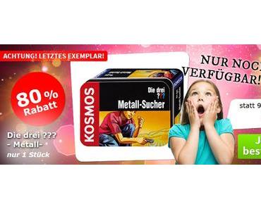 Spiele-Offensive Aktion - Gruppendeal Die drei ??? Metall-Sucher