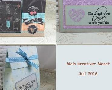 Mein kreativer Monat - Juli 2016