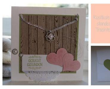 Rustikale Hochzeitskarte