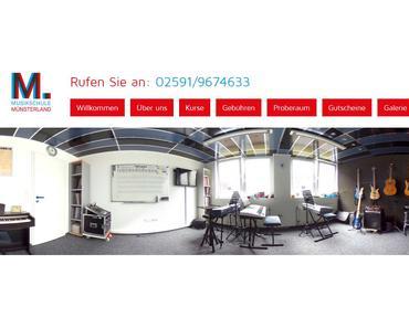 Neue Internetseiten der Musikschule Münsterland